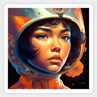 We Are Floating In Space - 79 - Sci-Fi Inspired Retro Artwork Sticker